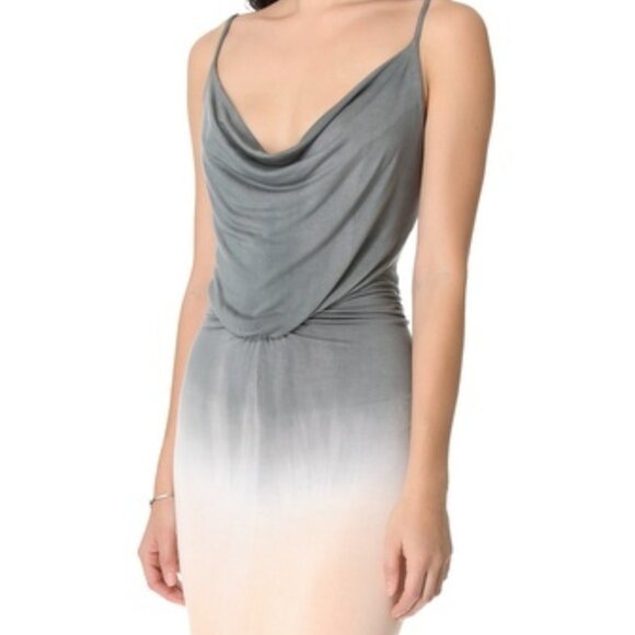 NWT Young Fabulous Broke XS Lavina Dress Long Grey Mermaid Sexy Goddess Backless - Picture 11 of 14